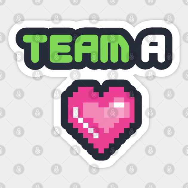 TEAM A Sticker by FASHION GRAVEYARD